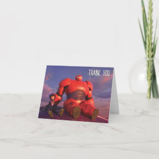 Carte De Remerciements Baymax Anniversaire Big Hero 6