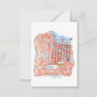 Carte de remerciements Beacon Hill