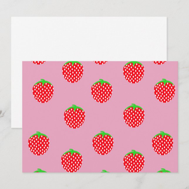 Carte De Remerciements Beau été Berry (Devant / Derrière)
