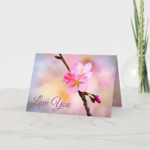 Carte De Remerciements Beautiful Sakura Cherry