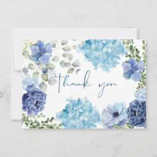 Carte De Remerciements Bébé en fleurs baby shower de chinoiserie fleurie