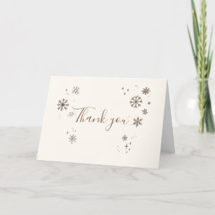 Carte De Remerciements Bébé Il fait froid à l'extérieur du Baby shower