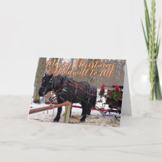 Carte De Remerciements Bénédictions de Noël d'Espoir, Joie, Paix et Amour