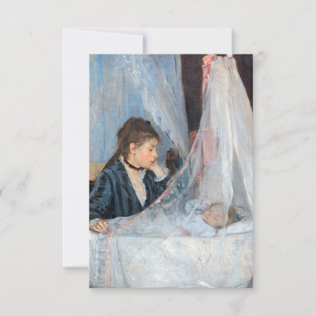 Carte De Remerciements Berthe Morisot - Le berceau (Devant)
