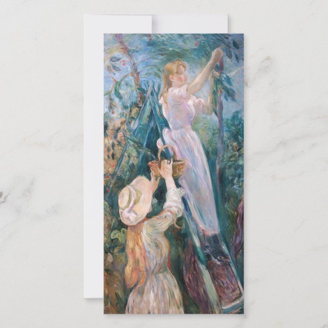 Carte De Remerciements Berthe Morisot - Le Sicker À Cerise (Devant)