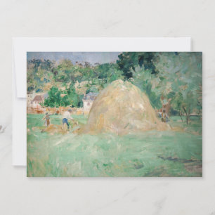 Carte De Remerciements Berthe Morisot - Les piles de Haystacks à Bougival