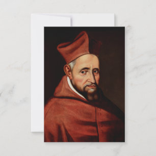Carte De Remerciements Bibliothèque romaine Saint-Robert Bellarmin Art