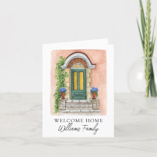 Carte De Remerciements Bienvenue Maison Immobilier Jour de fermeture