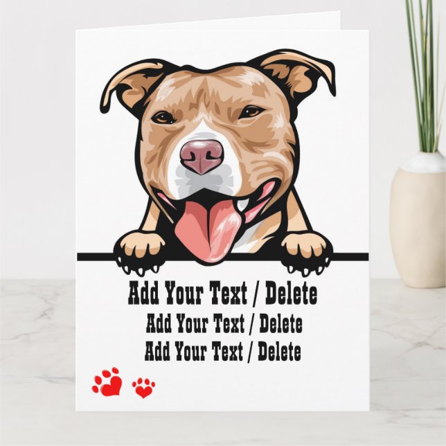 Carte De Remerciements Big Card Puppy Love (Devant)