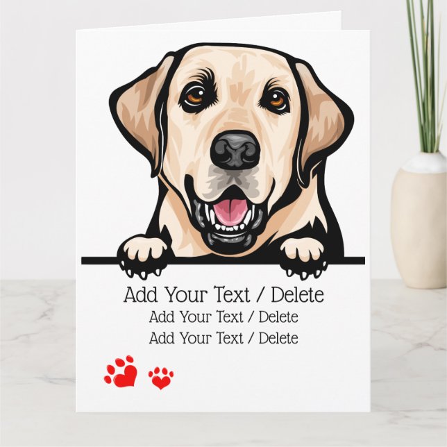 Carte De Remerciements Big Card Puppy Love (Devant)