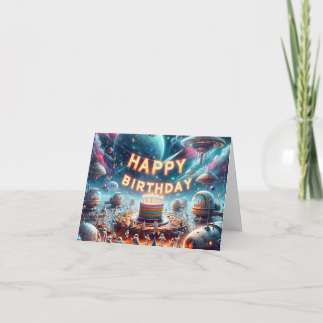 Carte De Remerciements Birthday card (Devant)