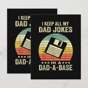 Carte De Remerciements Blagues drôles de papa pour hommes dans dad-a-Base
