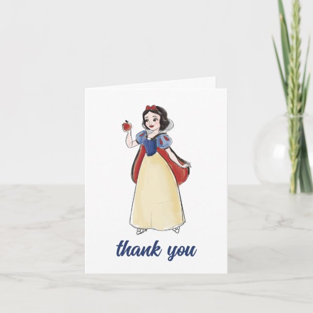 Carte De Remerciements Blanche | Aquarelle Anniversaire (Devant)