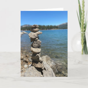 Carte De Remerciements Blank Cairn