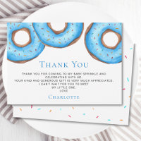 Bleu Donuts Bébé saupoudrer
