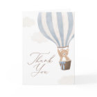 Bleu Teddy Bear Baby shower à air chaud