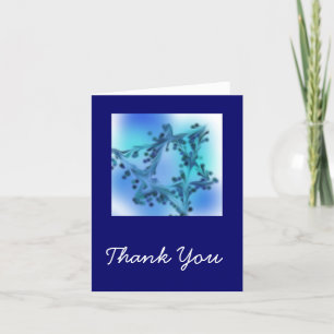 Carte de remerciements Blue Star