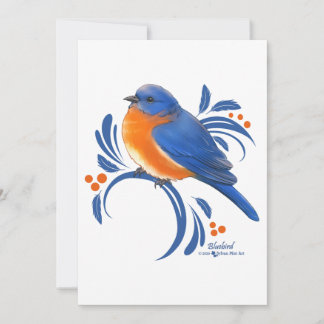 Carte De Remerciements Bluebird