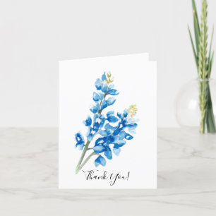Carte De Remerciements Bluebonnet