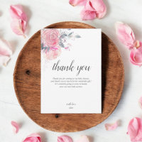 Boho Fleurs Rose Clair Baby Shower