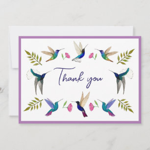 Carte De Remerciements Boho Humming