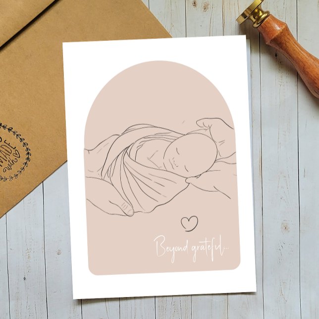 Carte de remerciements Boho pour le travail Miracl (Créateur téléchargé)