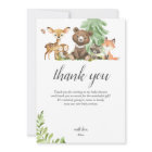 Boho Woodland Animaux Baby shower rustique