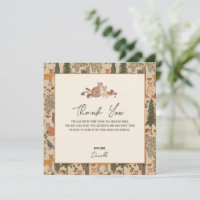 Bois Animaux Baby shower garçon