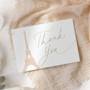Carte De Remerciements Bonjour Bebe Paris Baby shower français