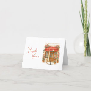 Carte De Remerciements Bonjour Bebe Paris Café Baby shower