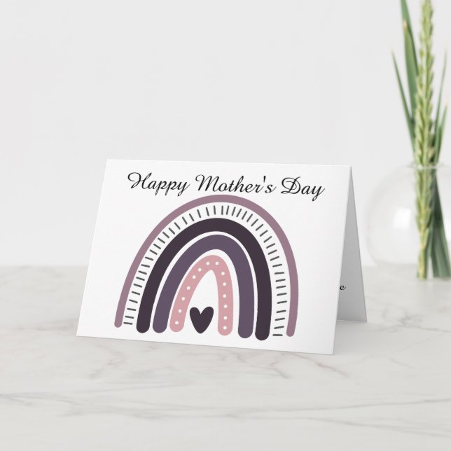 Carte De Remerciements Bonne fête des mères | Cadeau pour la meilleure ma (Devant)