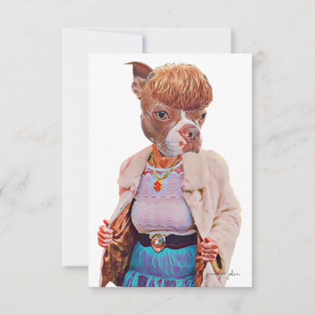 Carte De Remerciements Boston So Fancy Note Card (Devant)
