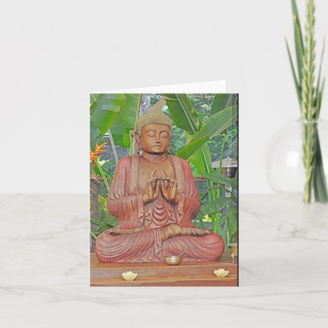 Carte De Remerciements Bouddha (Devant)
