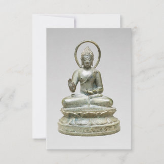 Carte De Remerciements Bouddha Argent Beaux-Art Photographie