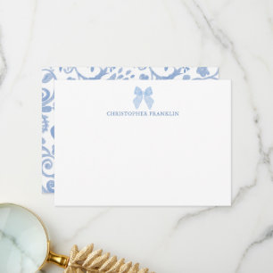 Carte De Remerciements Boue bleue personnalisée Nouvelle papeterie pour b