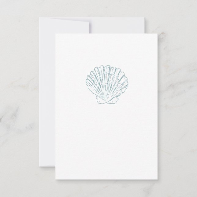 Carte De Remerciements Boule bleue (Devant)