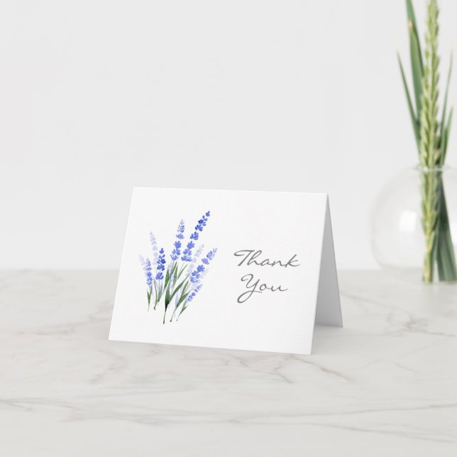 Carte De Remerciements Bouquet de couleur aquarelle (Devant)