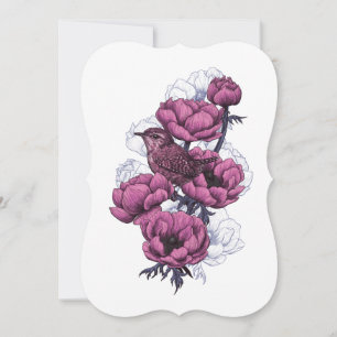 Carte De Remerciements Bouquet Wren