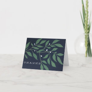 Carte De Remerciements Branche d'olive