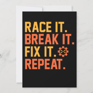 Carte De Remerciements Break It Fix It Car Mechanics Work