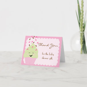 Carte De Remerciements Bright Pink Sprinkles Thank You Card