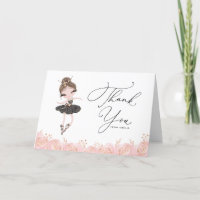 Brunette Ballerina en Robe Noire Floral Anniversai