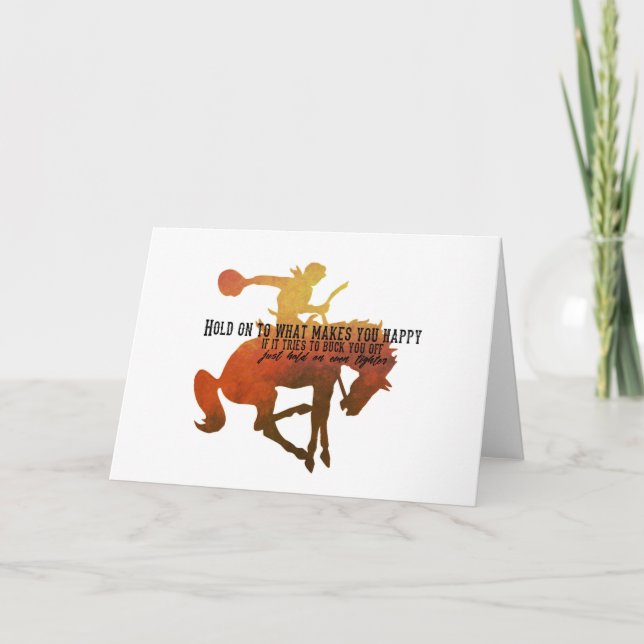 Carte De Remerciements BUCK HAPPY Greeting Card (Devant)