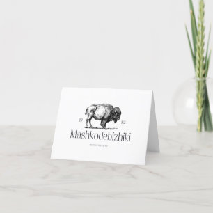 Carte De Remerciements Buffalo