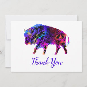 Carte De Remerciements Buffalo