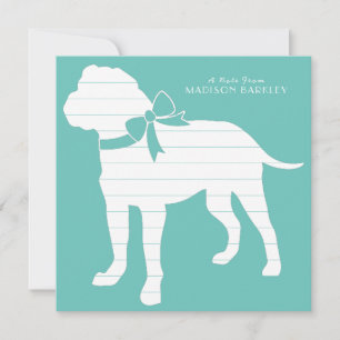 Carte De Remerciements Bullmastiff Chien Chien Chien Chien Chiot