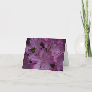 Carte De Remerciements Bumble Bee Busy sur un Rhododendron