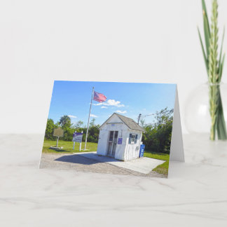 Carte De Remerciements Bureau de poste d'Ochopee, Floride, le plus petit