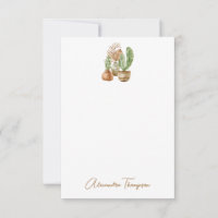 Cactus aquarelle Boho Pampas Plante Enterrement de