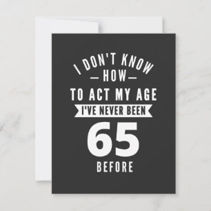Carte De Remerciements Cadeau de 65 ans   65e anniversaire Idées cadeaux